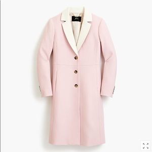 J.Crew Top Coat in Wool, Pink